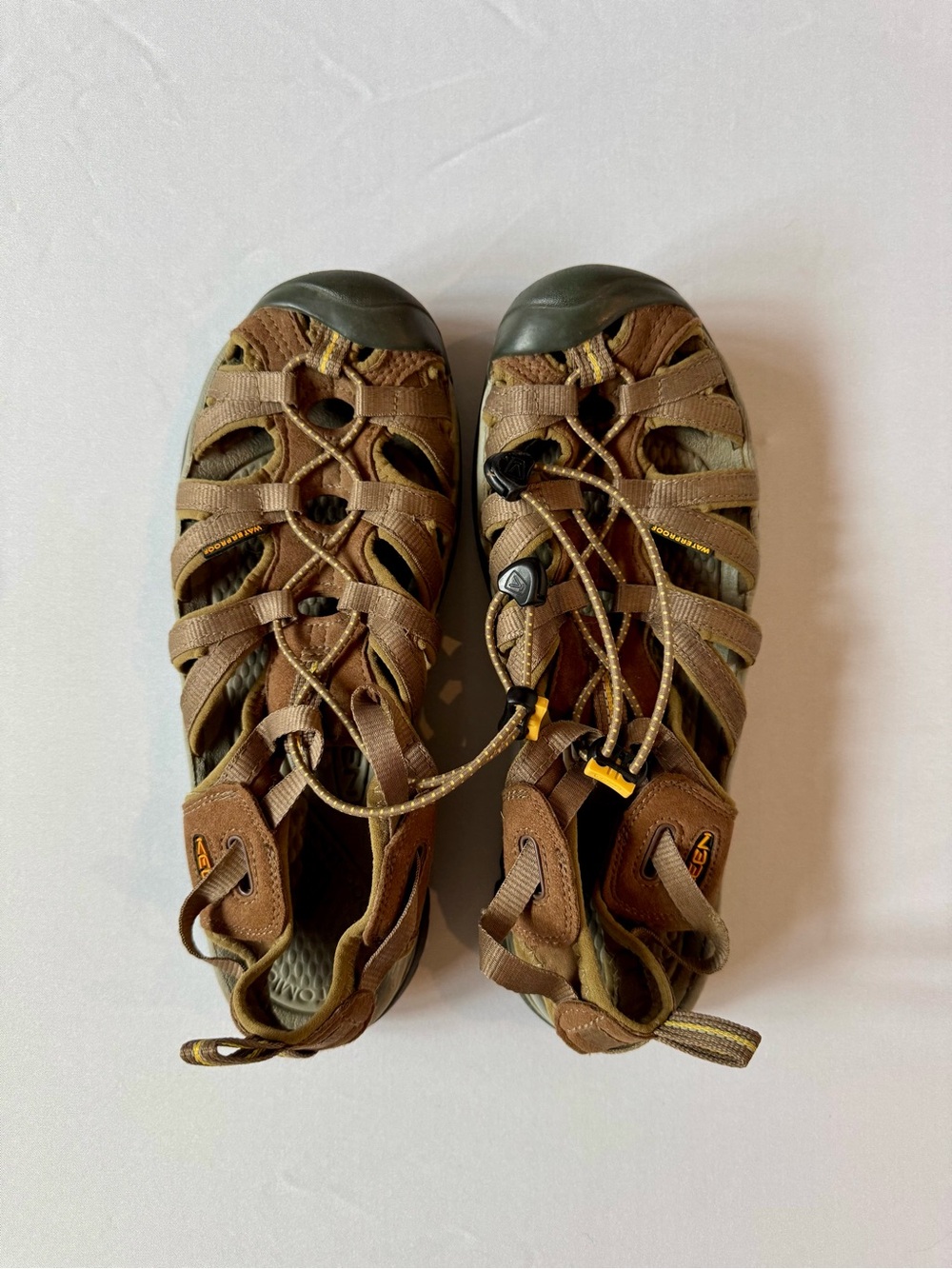 Keen Tan/Brown Outdoor Sandals with Adjustable Straps